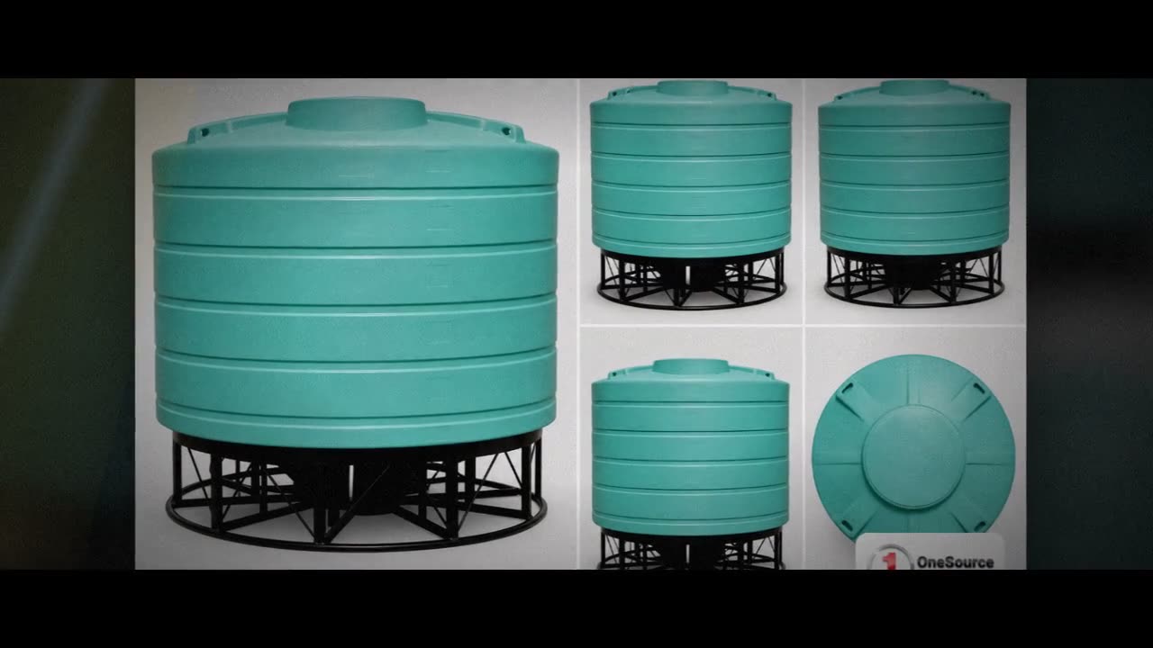 Enduraplas 6011 Gallon Green Cone Bottom Tank video