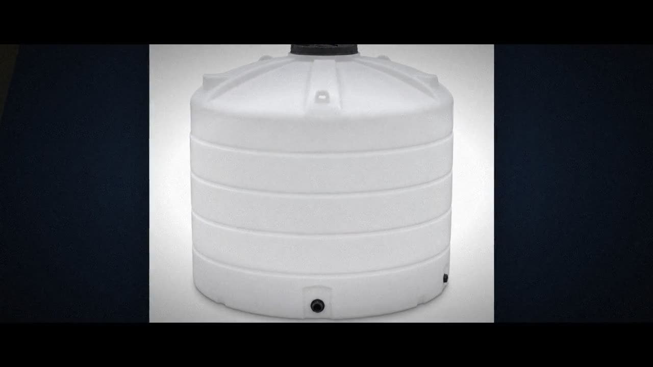 6011 Gallon 15 Degree Plastic Cone Bottom Tank with Stand video