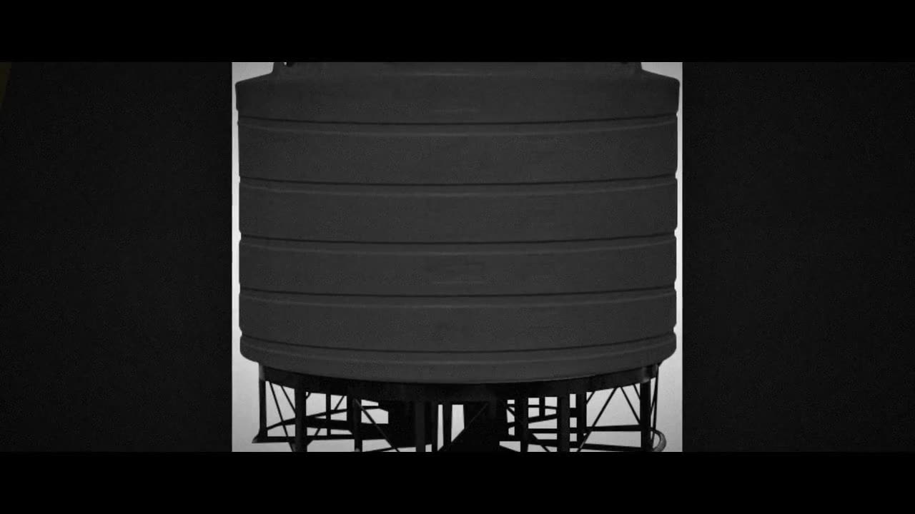 Enduraplas 6011 Gallon Black Cone Bottom Tank with Stand video