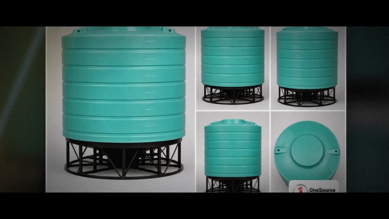 Enduraplas 7011 Gallon Green Cone Bottom Tank video
