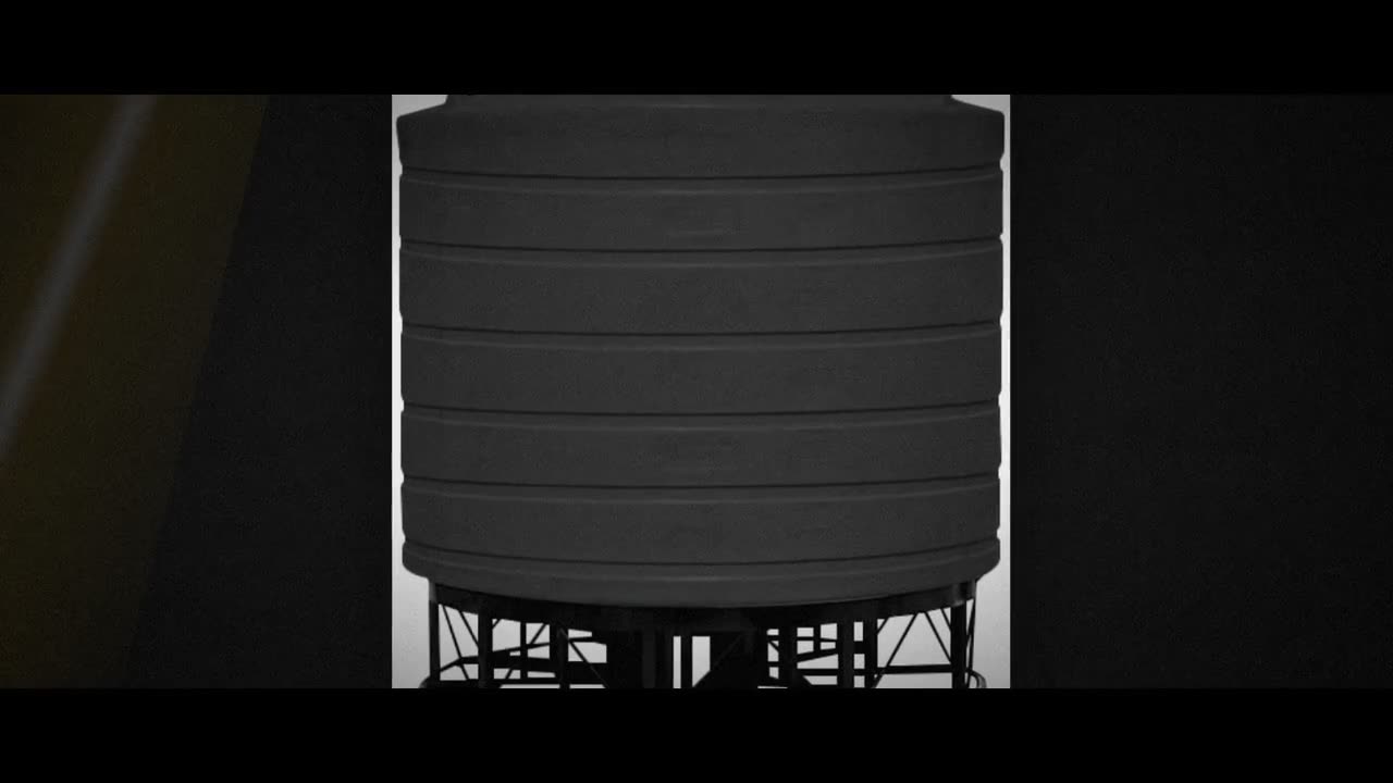 Enduraplas 7011 Gallon Black Cone Bottom Tank with Stand video