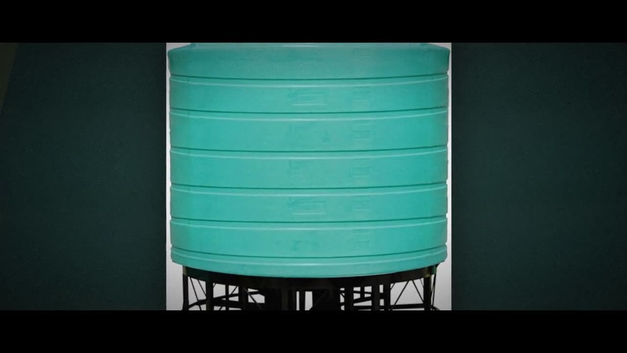 Enduraplas 7011 Gallon Green Cone Bottom Tank with Stand video