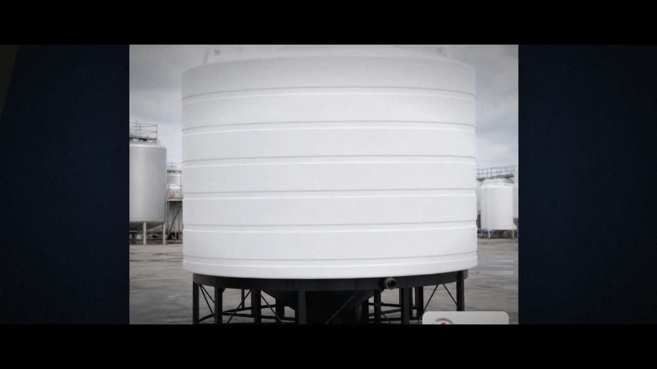 Enduraplas 7011 Gallon White Cone Bottom Tank video