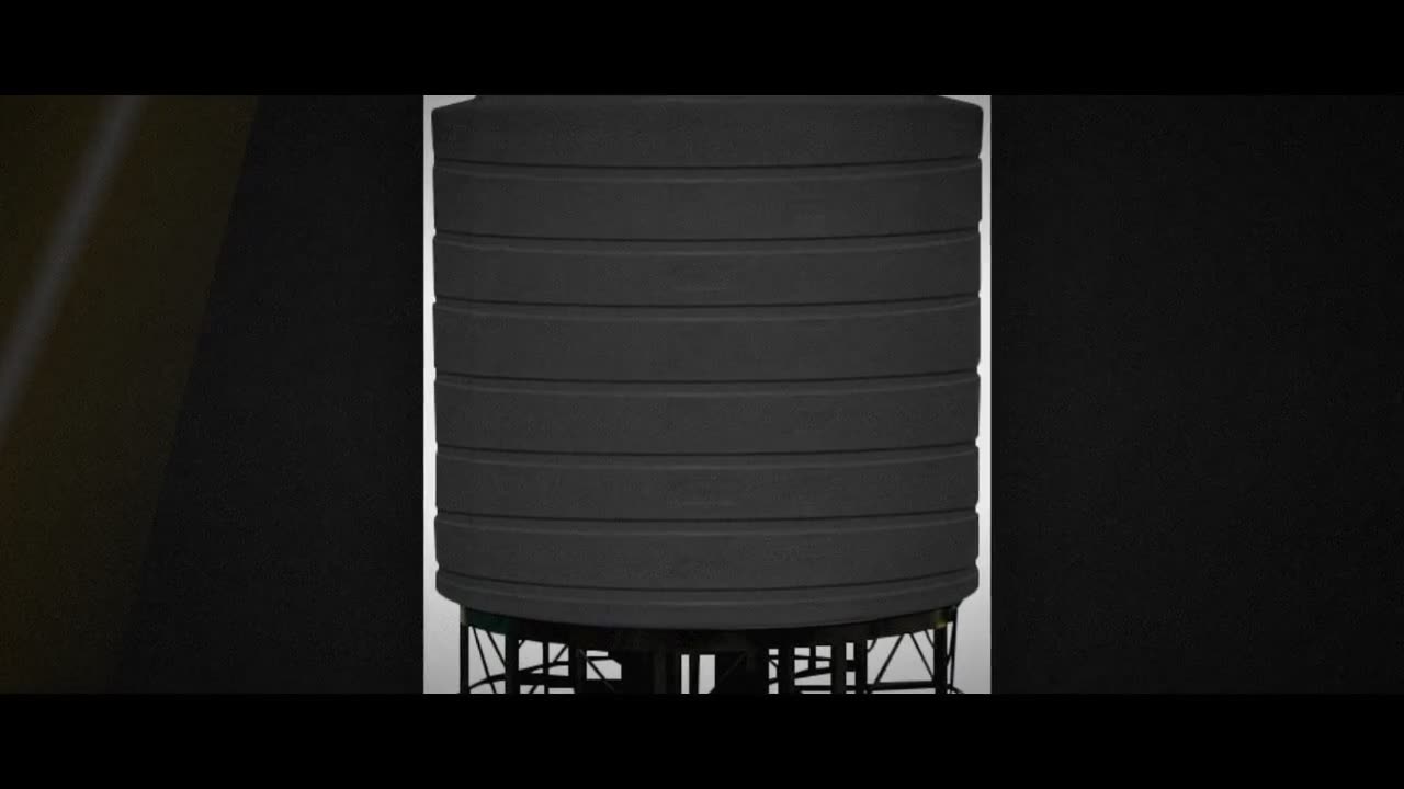 Enduraplas 8000 Gallon Black Cone Bottom Tank with Stand video