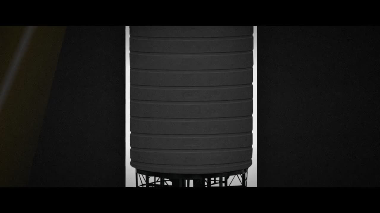 Enduraplas 10000 Gallon Black Cone Bottom Tank with Stand video
