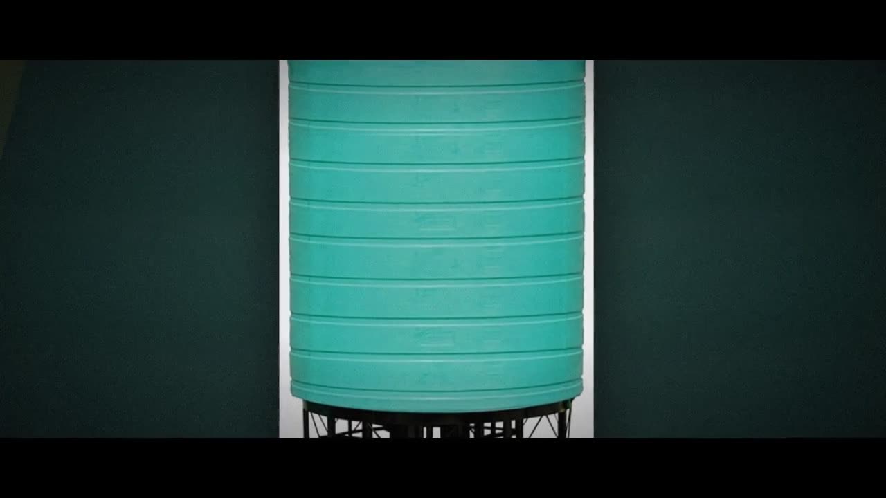 Enduraplas 10000 Gallon Green Cone Bottom Tank with Stand video