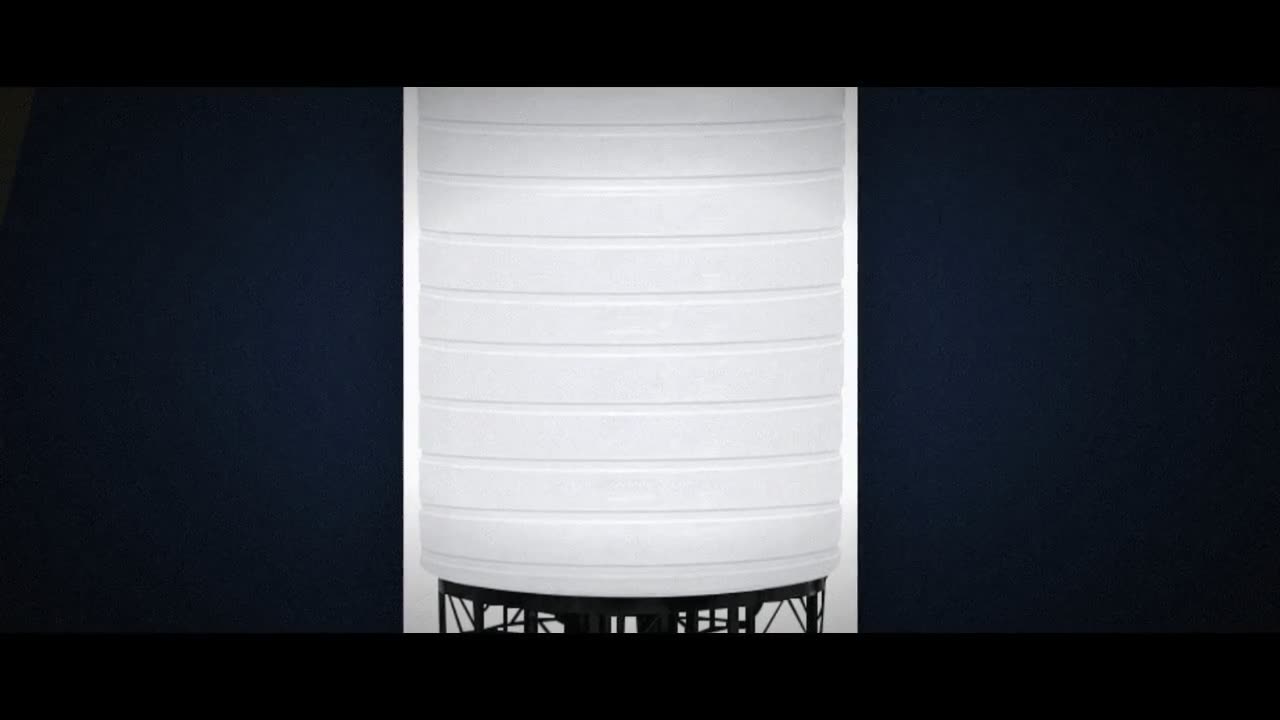 Enduraplas 10000 Gallon White Cone Bottom Tank with Stand video