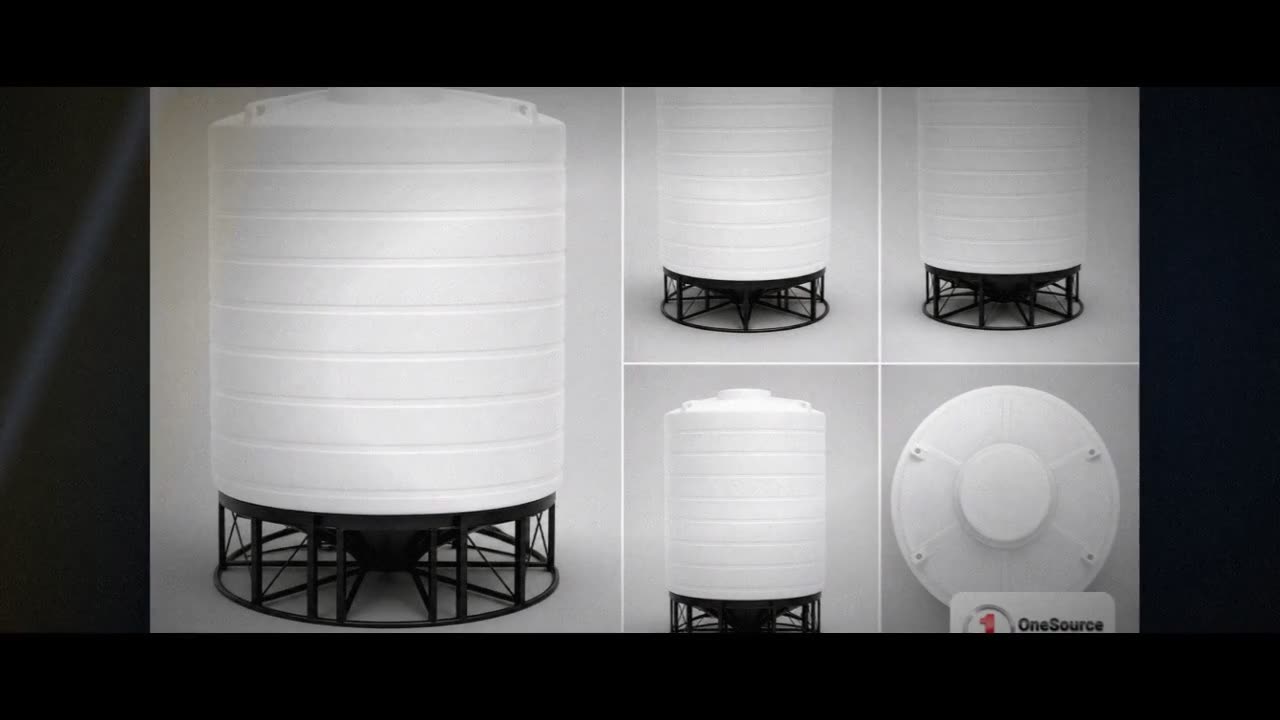 Enduraplas 10000 Gallon White Cone Bottom Tank video
