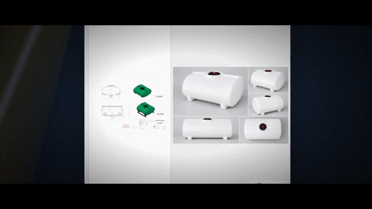 Enduraplas 100 Gallon White Horizontal Sump Bottom Leg Tank video