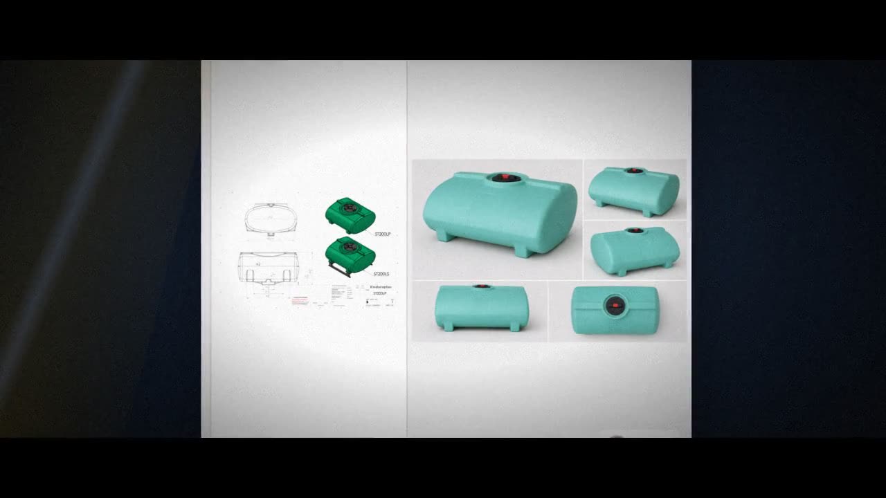Enduraplas 200 Gallon Green Horizontal Sump Bottom Leg Tank video