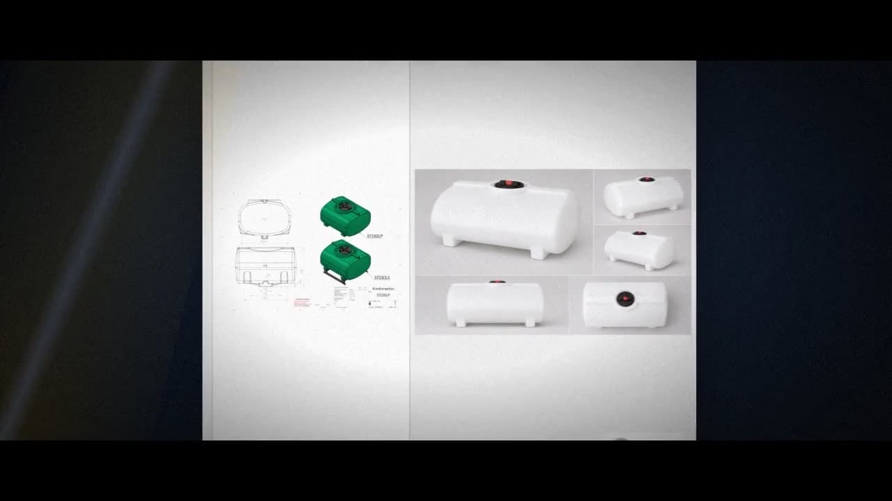 Enduraplas 250 Gallon White Horizontal Sump Bottom Leg Tank video