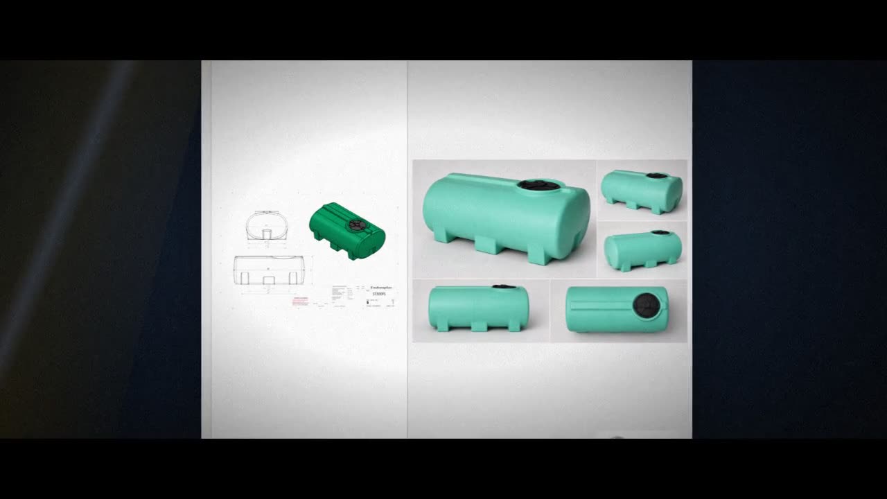 Enduraplas 300 Gallon Green Horizontal Sump Bottom Leg Tank video