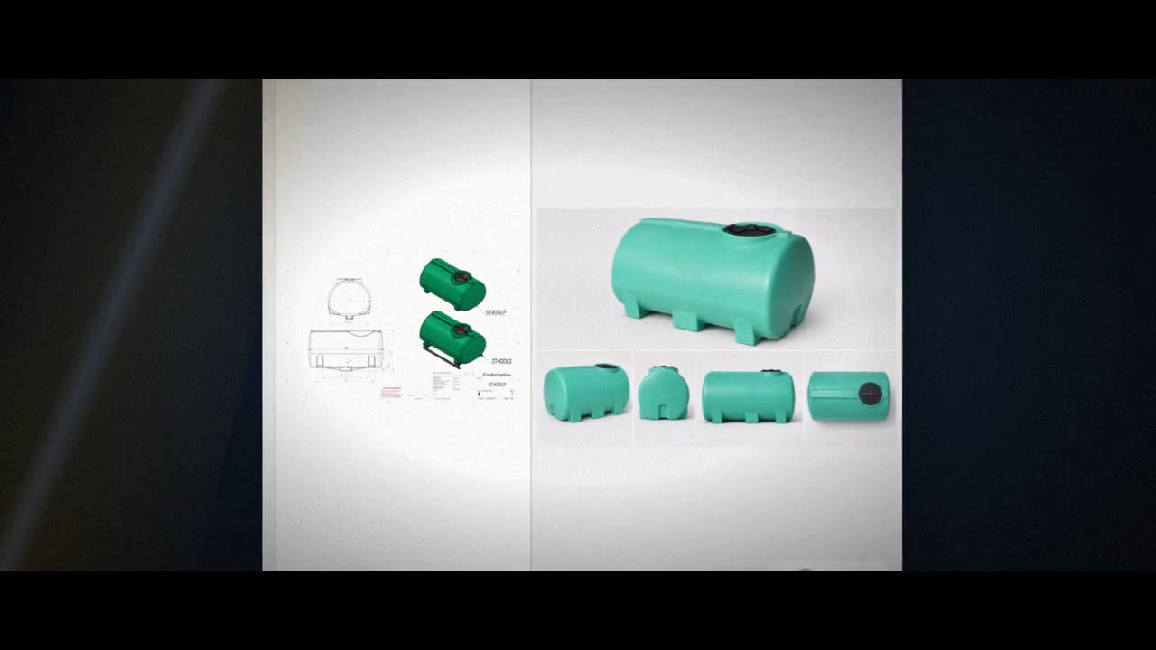 Enduraplas 400 Gallon Green Horizontal Sump Bottom Leg Tank video