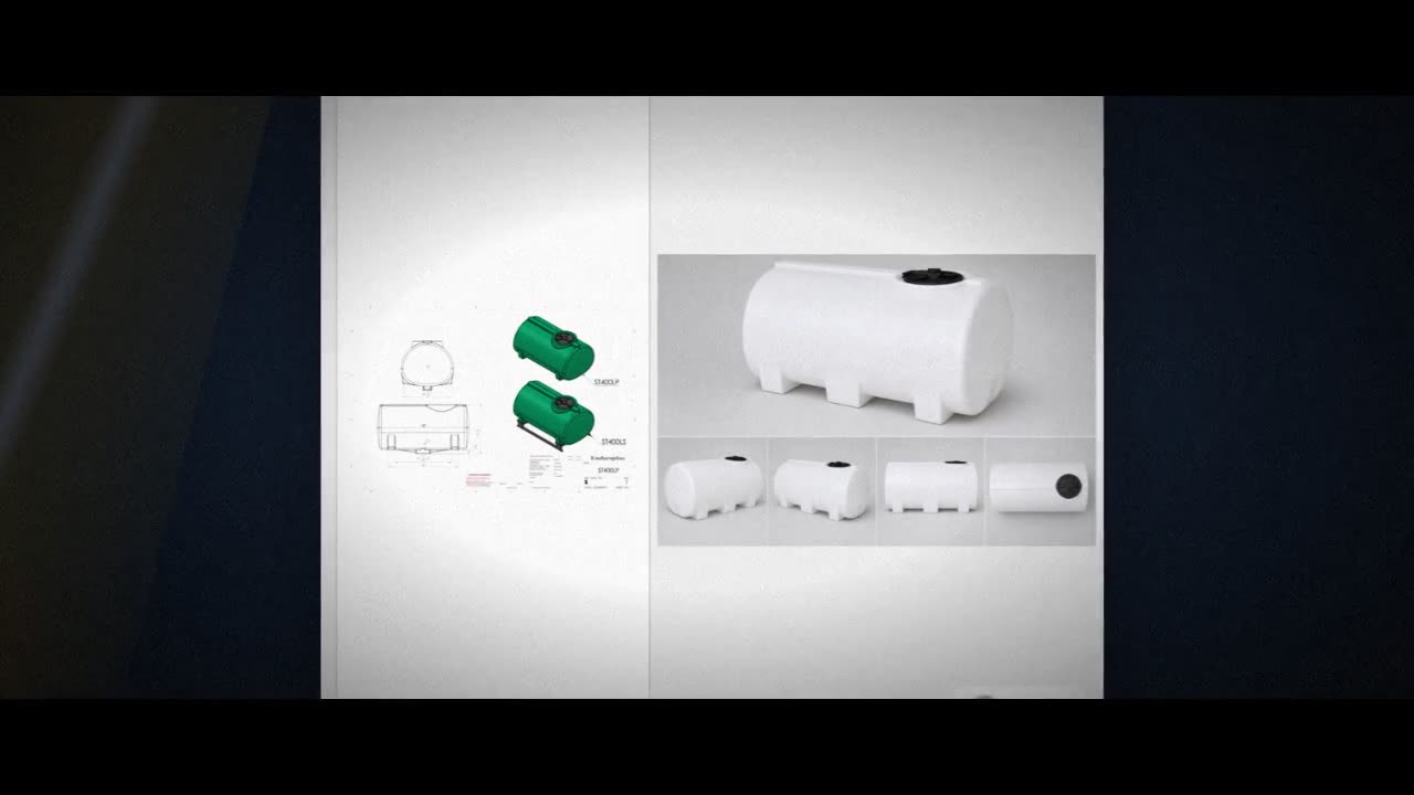 Enduraplas 400 Gallon White Horizontal Sump Bottom Leg Tank video
