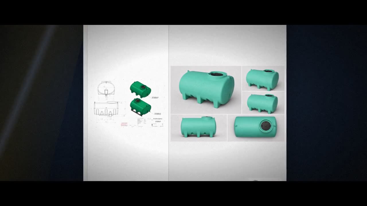 Enduraplas 500 Gallon Green Horizontal Sump Bottom Leg Tank video