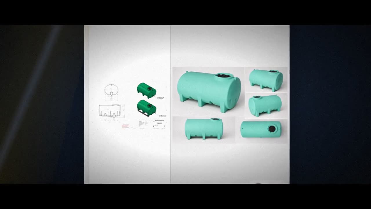 Enduraplas 800 Gallon Green Horizontal Sump Bottom Leg Tank video
