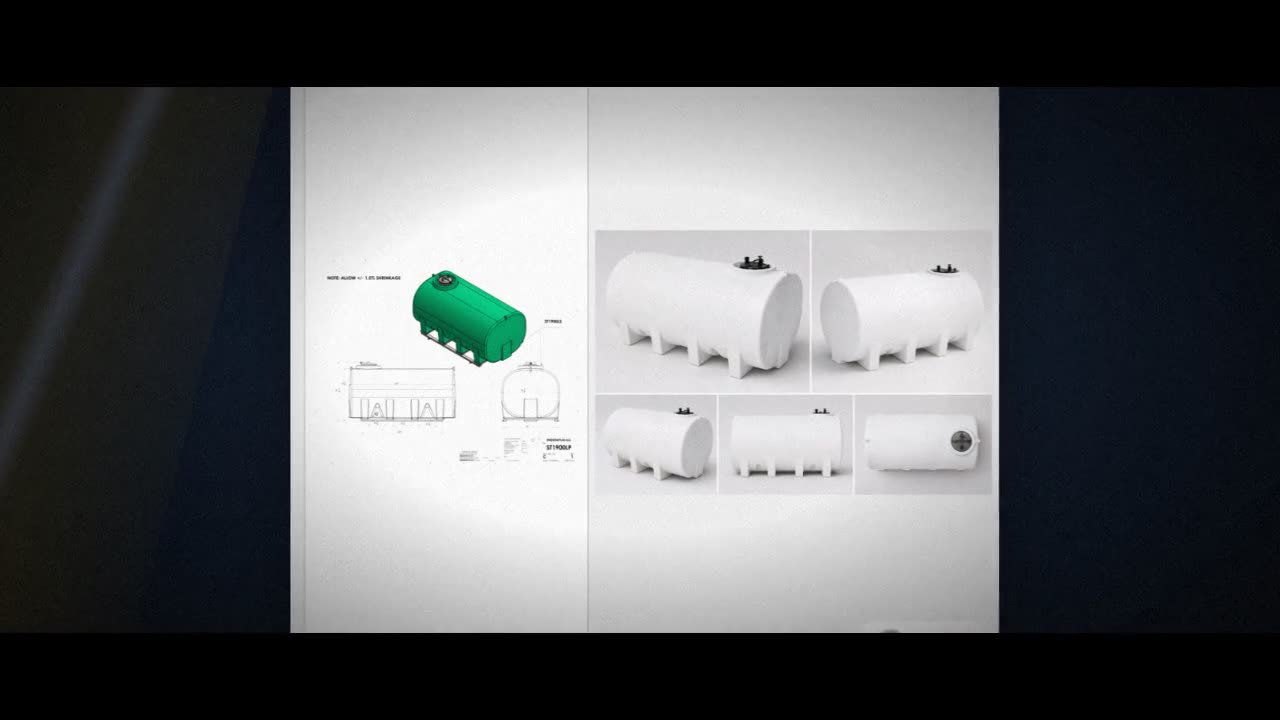 Enduraplas 1900 Gallon White Horizontal Sump Bottom Leg Tank video
