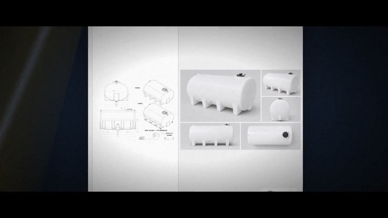Enduraplas 3200 Gallon White Horizontal Sump Bottom Leg Tank video