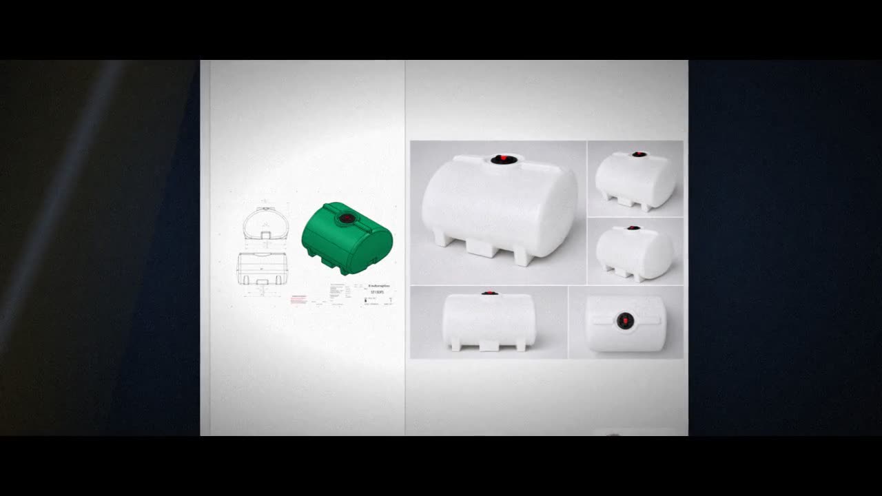 Enduraplas 150 Gallon White Horizontal Leg Tank video