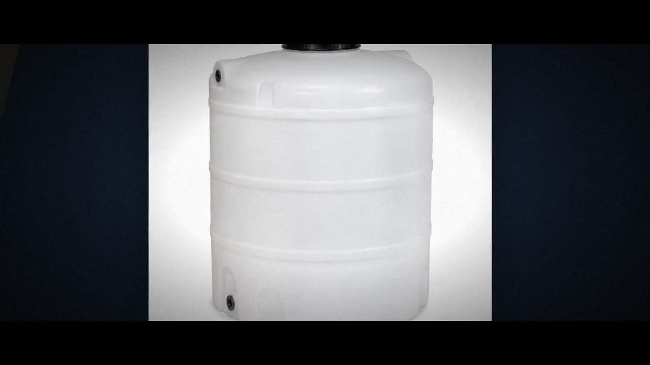 300 Gallon Plastic Horizontal Leg Tank video
