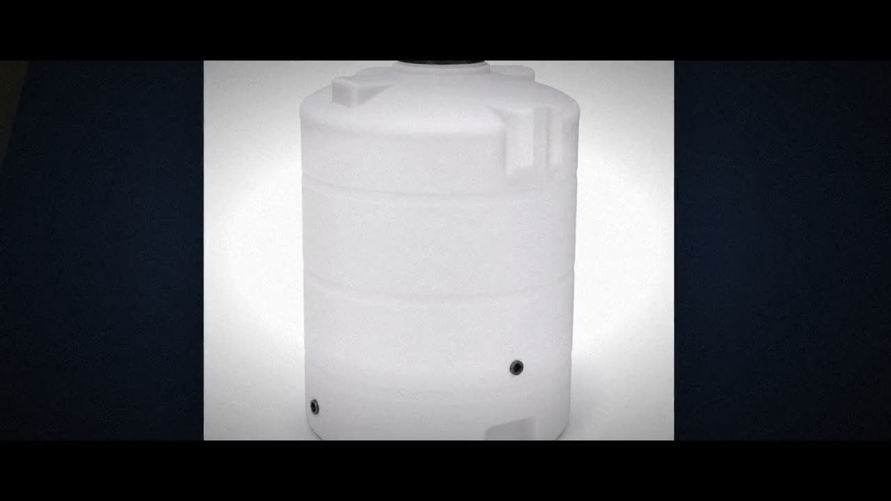 400 Gallon Plastic Horizontal Leg Tank video