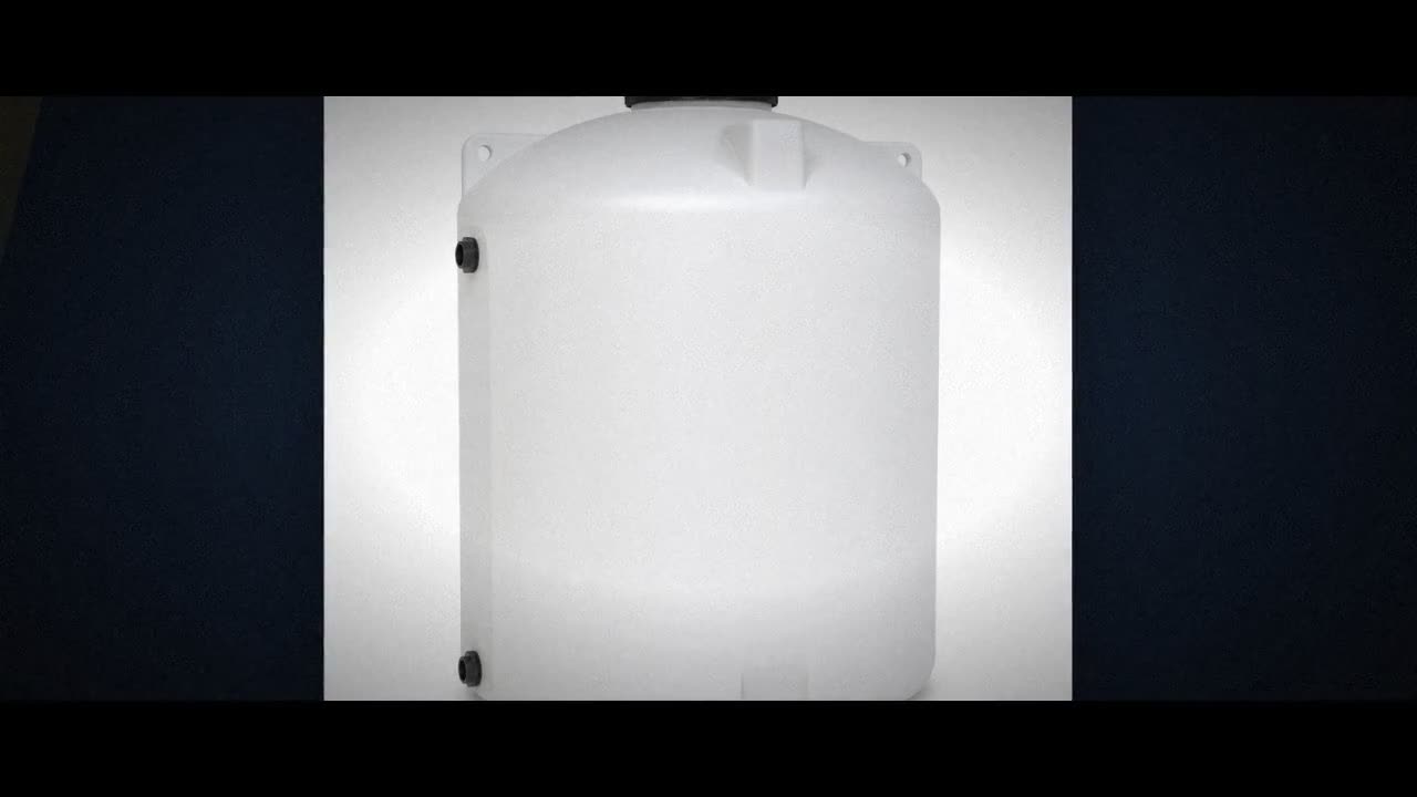 500 Gallon Plastic Horizontal Leg Tank video