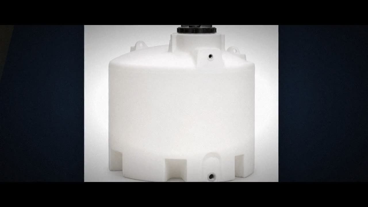 1000 Gallon Plastic Horizontal Leg Tank video
