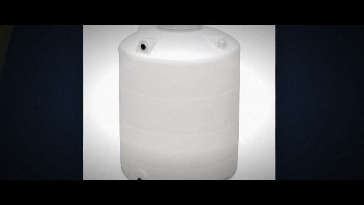 1200 Gallon Plastic Horizontal Leg Tank video