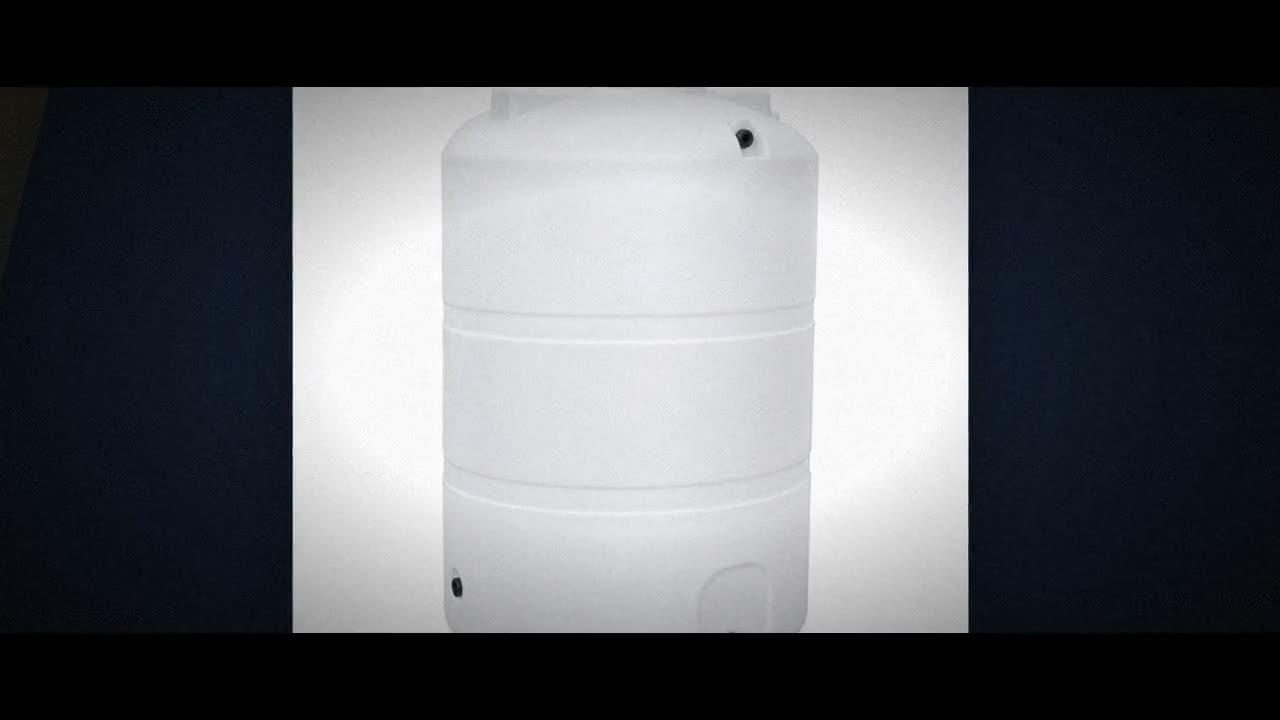 1600 Gallon Plastic Horizontal Leg Tank video