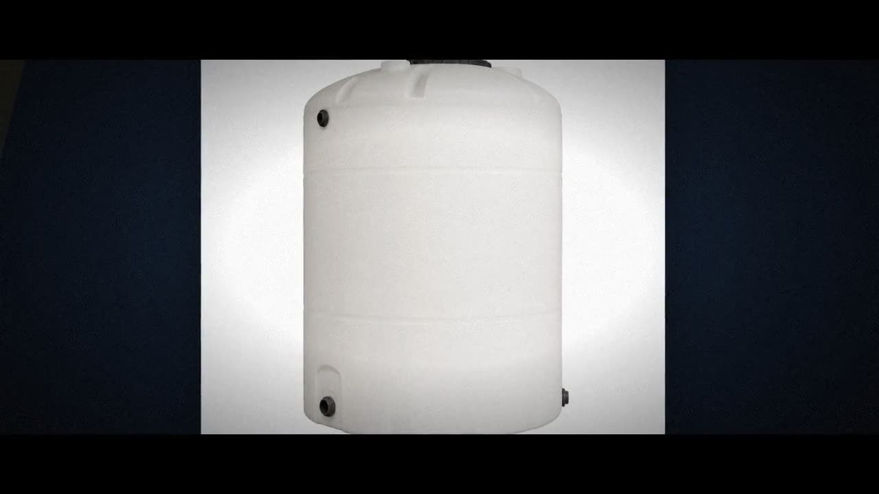 2200 Gallon Plastic Horizontal Leg Tank video