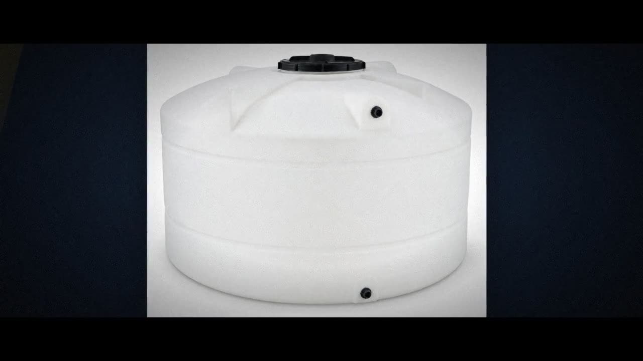 3500 Gallon Plastic Horizontal Leg Tank video