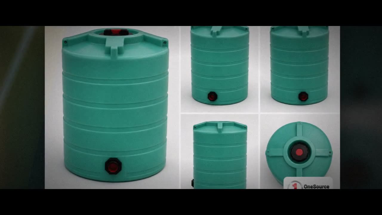 Enduraplas 100 Gallon Green Vertical Storage Tank video
