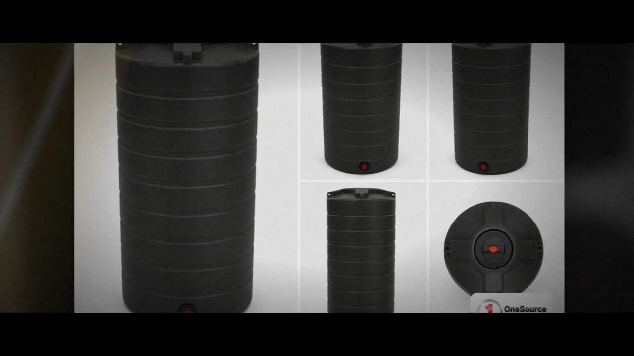 Enduraplas 200 Gallon Black Vertical Storage Tank video