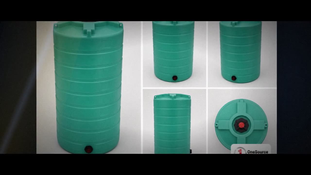 Enduraplas 200 Gallon Green Vertical Storage Tank video