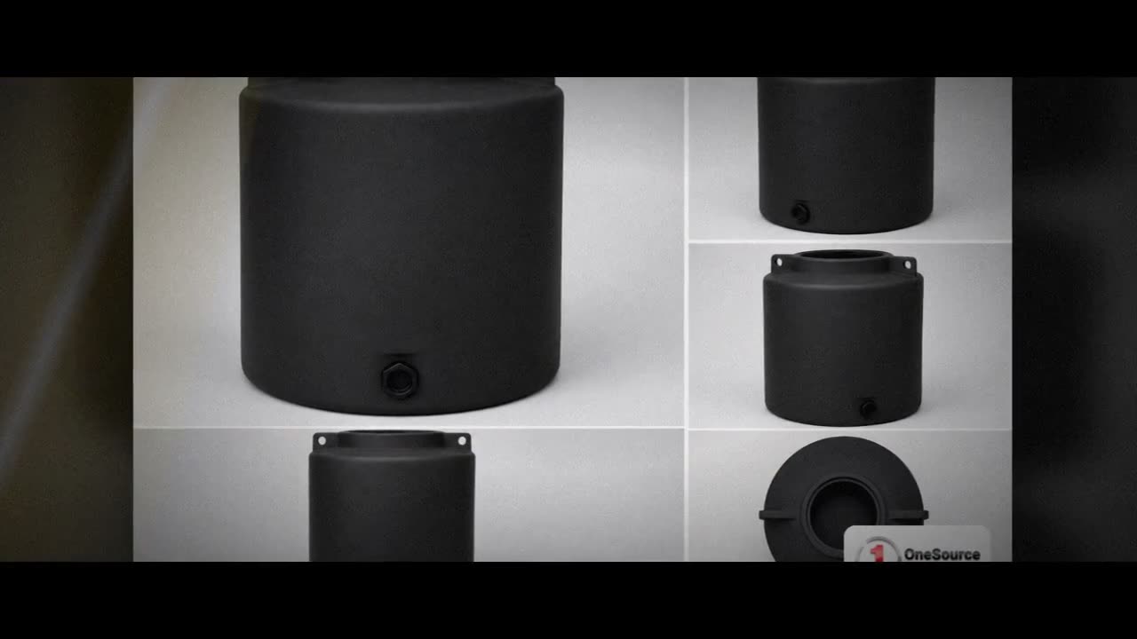 Enduraplas 210 Gallon Black Vertical Storage Tank video