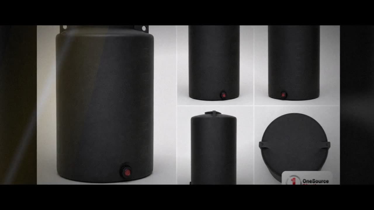 Enduraplas 340 Gallon Black Vertical Storage Tank video
