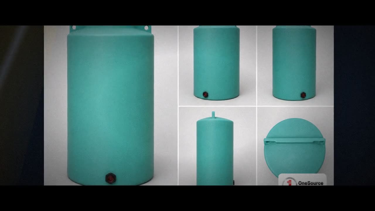 Enduraplas 340 Gallon Green Vertical Storage Tank video
