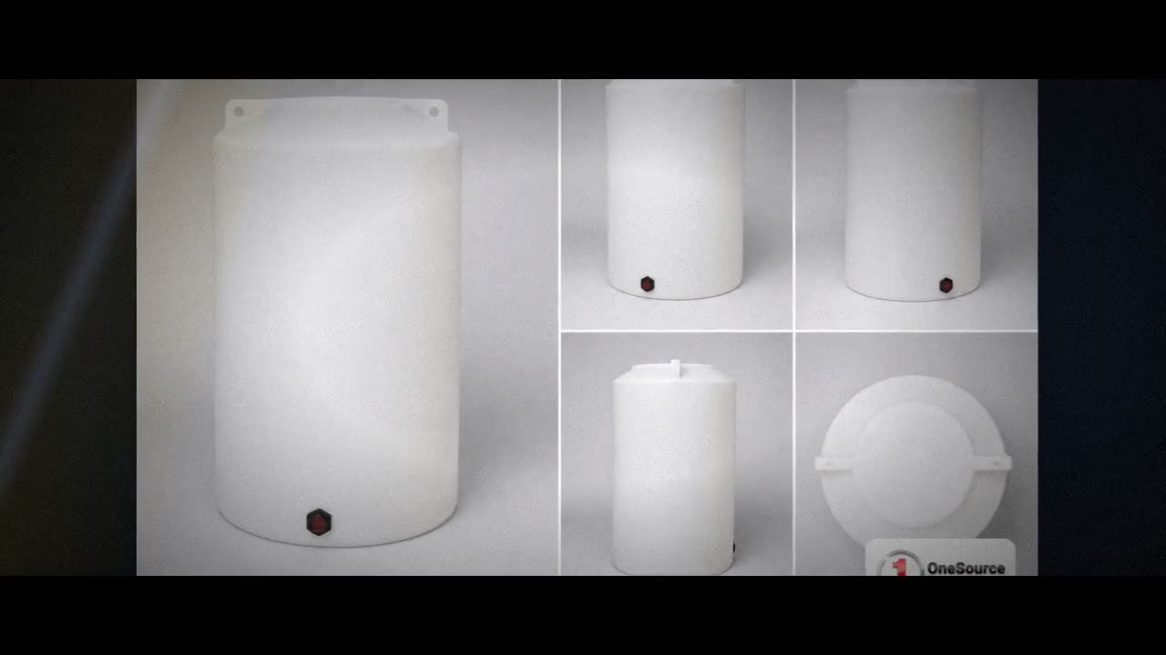 Enduraplas 340 Gallon White Vertical Storage Tank video