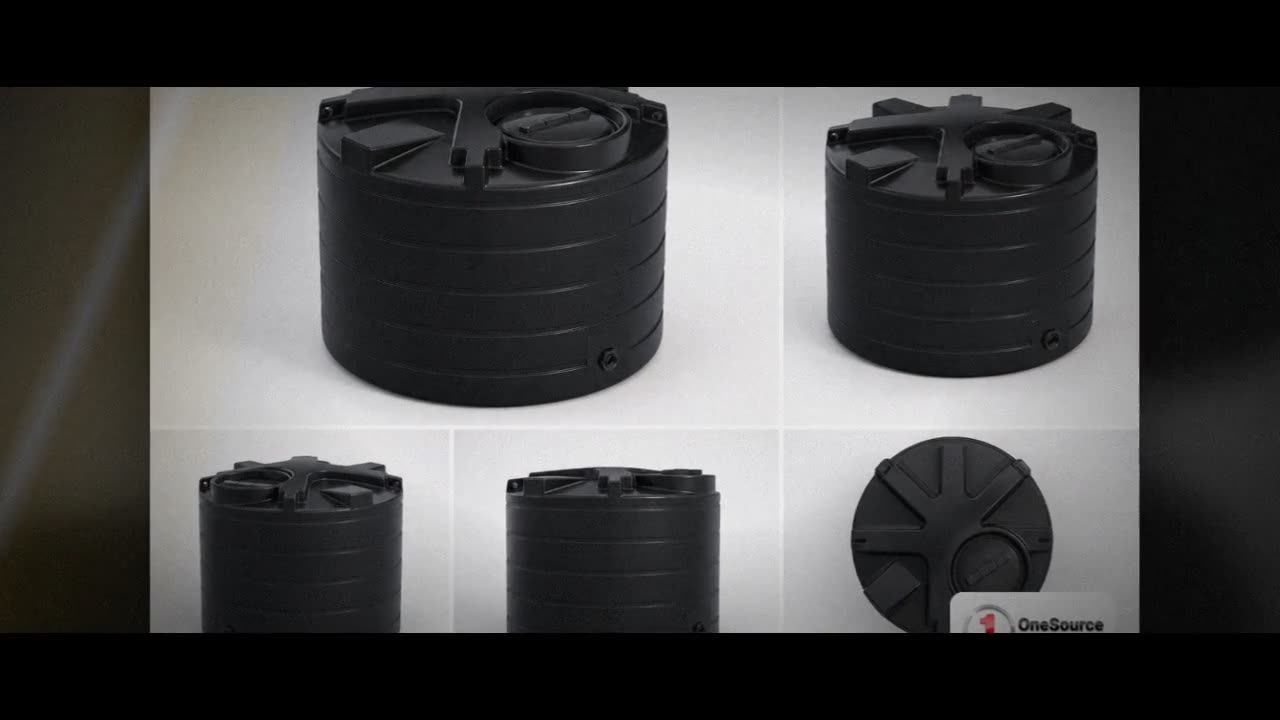 Enduraplas 550 Gallon Black Vertical Storage Tank video