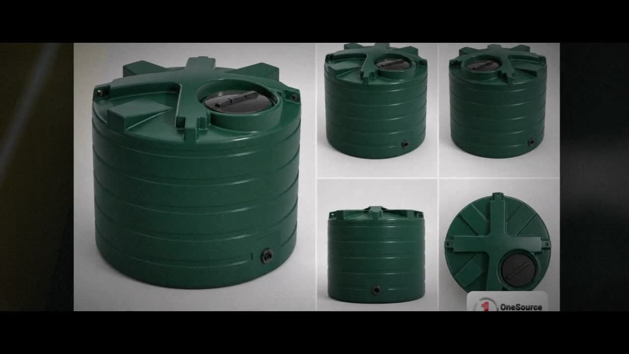 Enduraplas 550 Gallon Green Vertical Storage Tank video