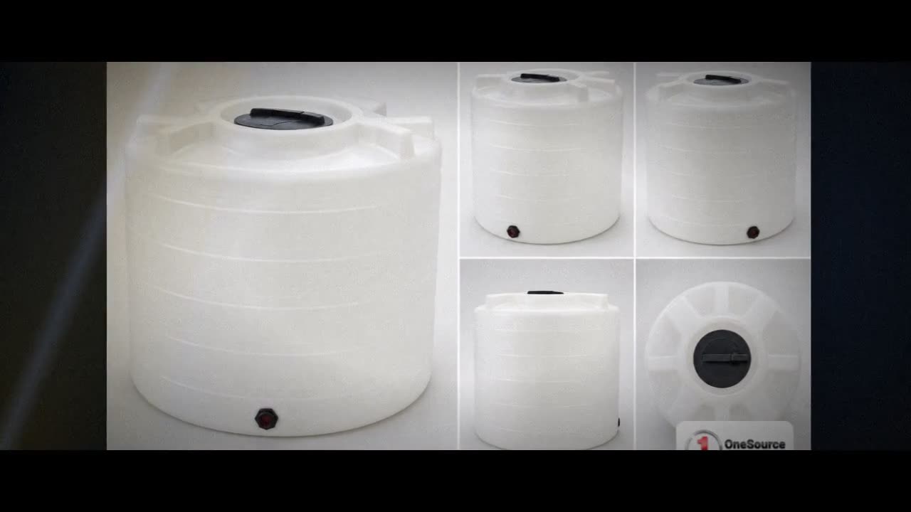 Enduraplas 550 Gallon White Vertical Storage Tank video