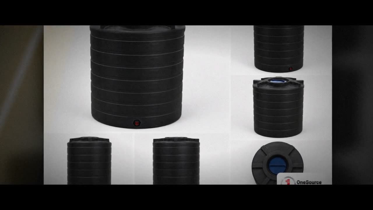 Enduraplas 870 Gallon Black Vertical Storage Tank video