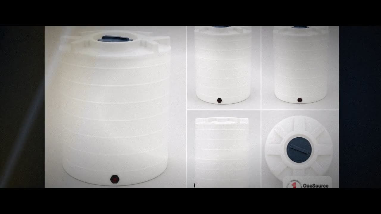 Enduraplas 870 Gallon White Vertical Storage Tank video