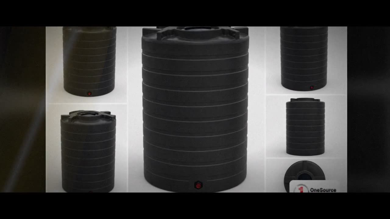 Enduraplas 1100 Gallon Black Vertical Storage Tank video