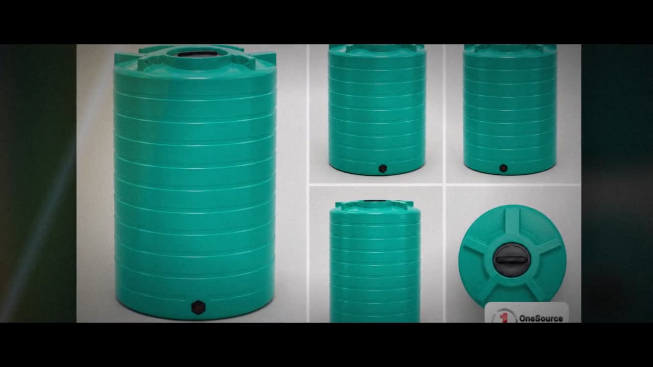Enduraplas 1100 Gallon Green Vertical Storage Tank video