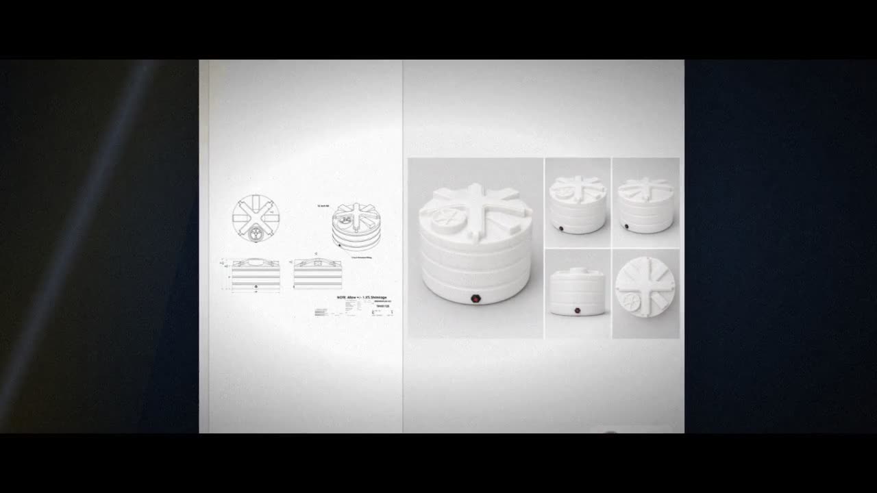 Enduraplas 1125 Gallon White Vertical Storage Tank video