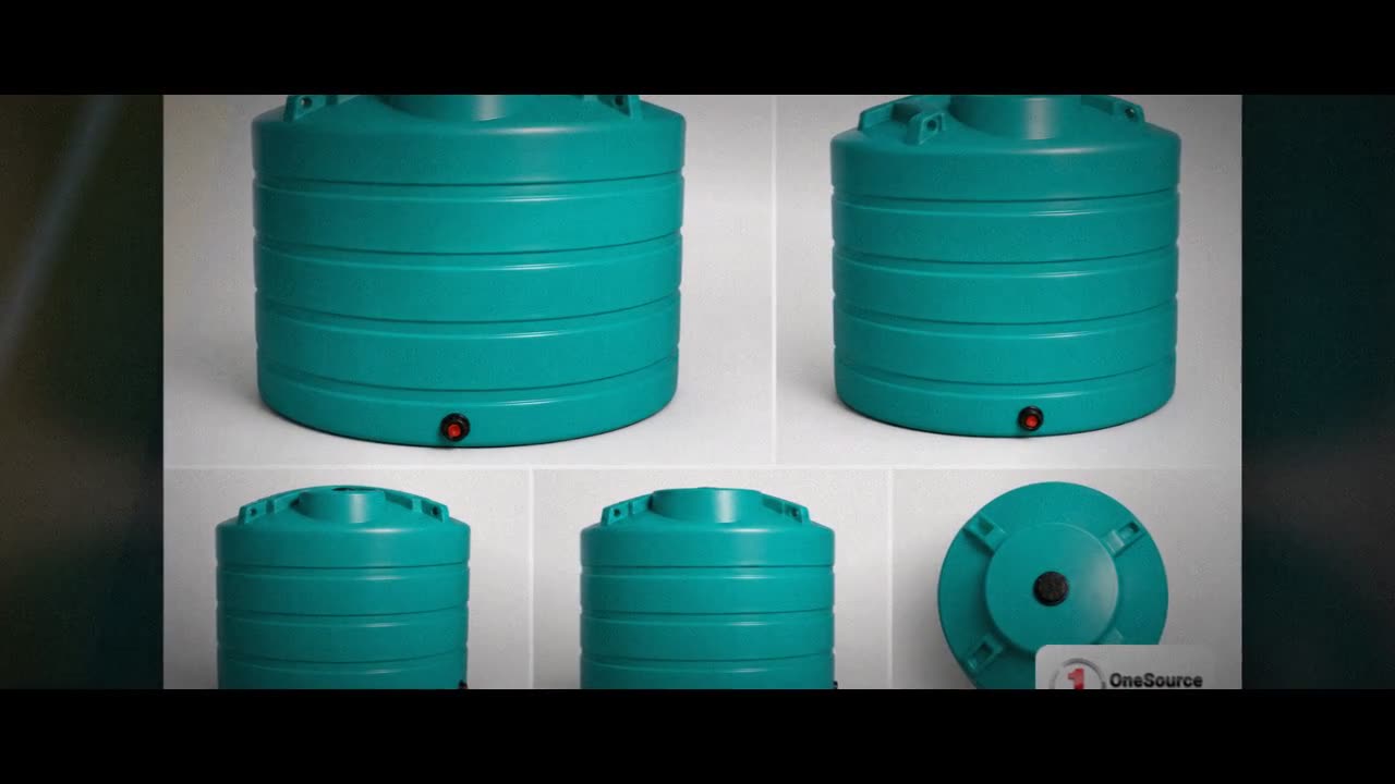 Enduraplas 1350 Gallon Green Vertical Storage Tank video