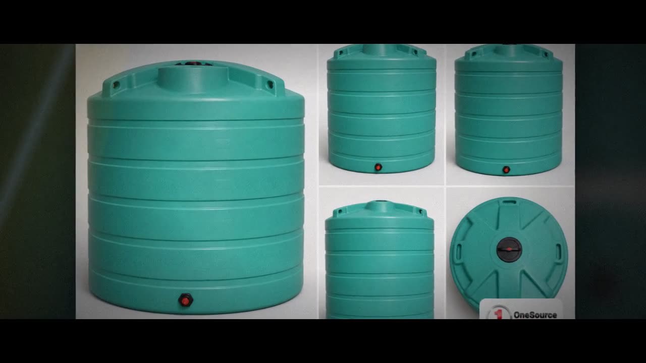 Enduraplas 1550 Gallon Green Vertical Storage Tank video