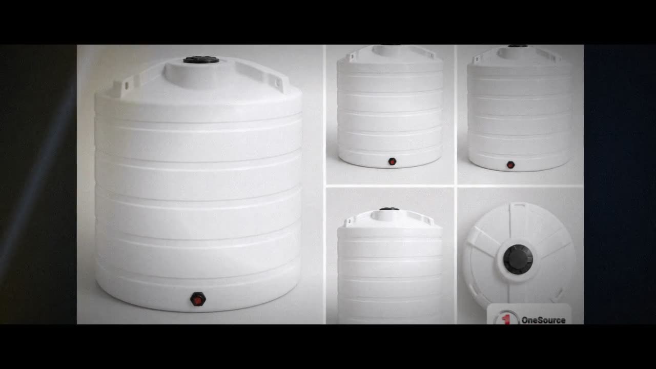 Enduraplas 1550 Gallon White Vertical Storage Tank video