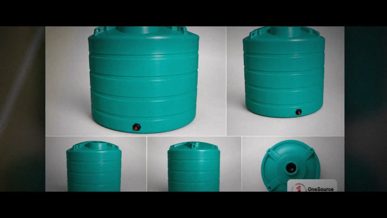 Enduraplas 1650 Gallon Green Vertical Storage Tank video